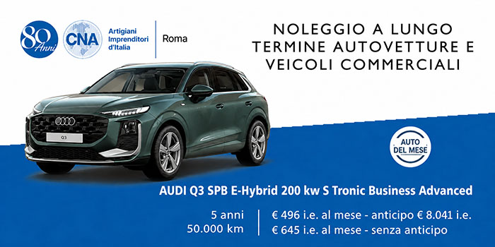 Noleggio Auto a Lungo Termine AUDI Q3 Hybrid