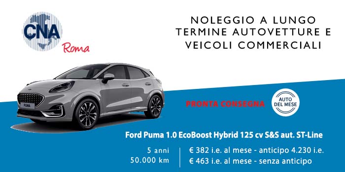 Noleggio Auto a Lungo Termine UnipolSai Autonoleggio Ford Puma