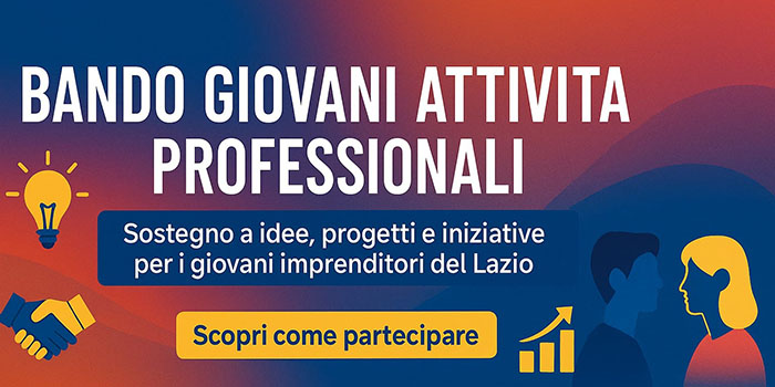 Bando Giovani Attività Professionali Bando Giovani Attività Professionali