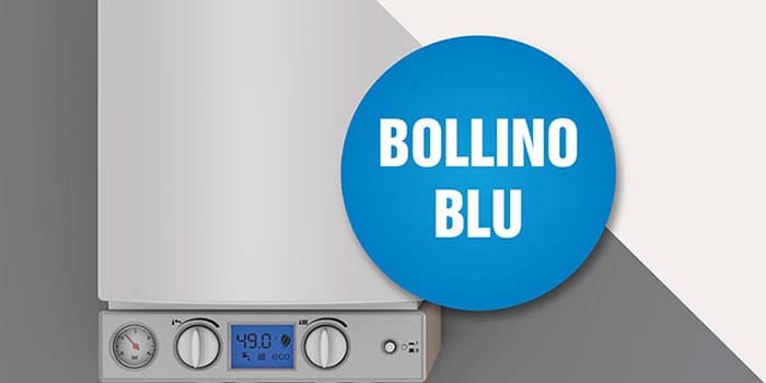 Bollini blu caldaie Roma