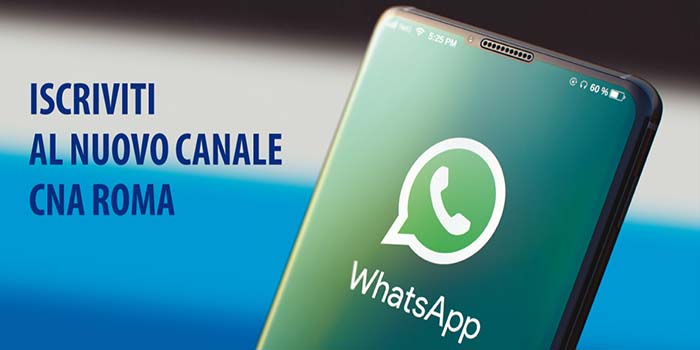 Canale whatsapp CNA Roma