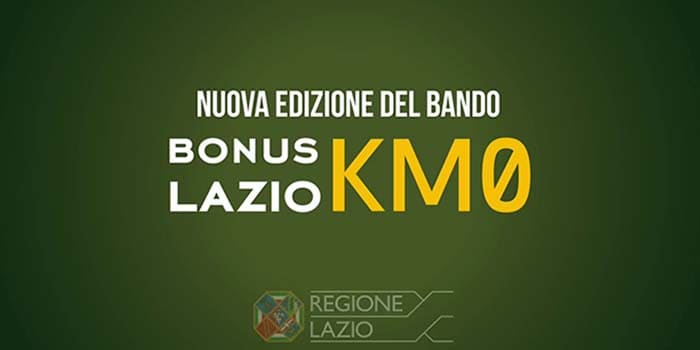 bonus Lazio km 0