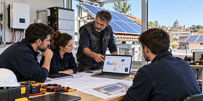 percorso formativo Impianti fotovoltaici