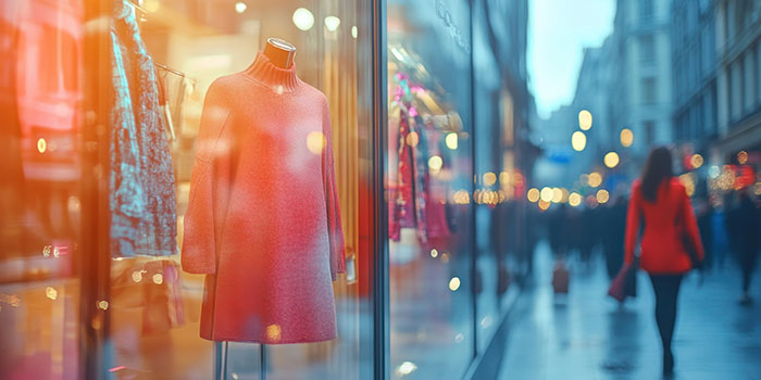 Vetrine, le luci della città