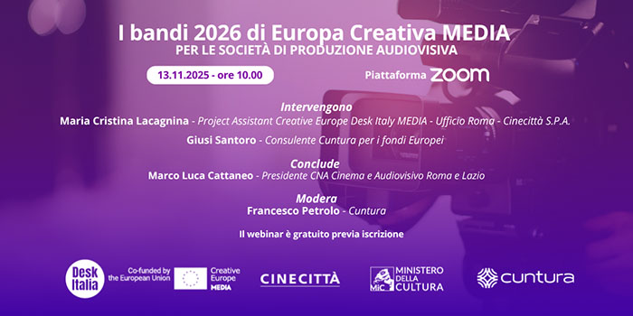 bandi 2026 di Europa Creativa 